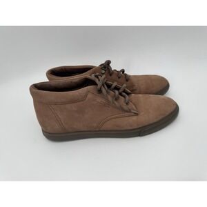 Easy Spirit Shoes Womens 9.5 Casual Sneakers Comfort Brown Leather Lace Up
